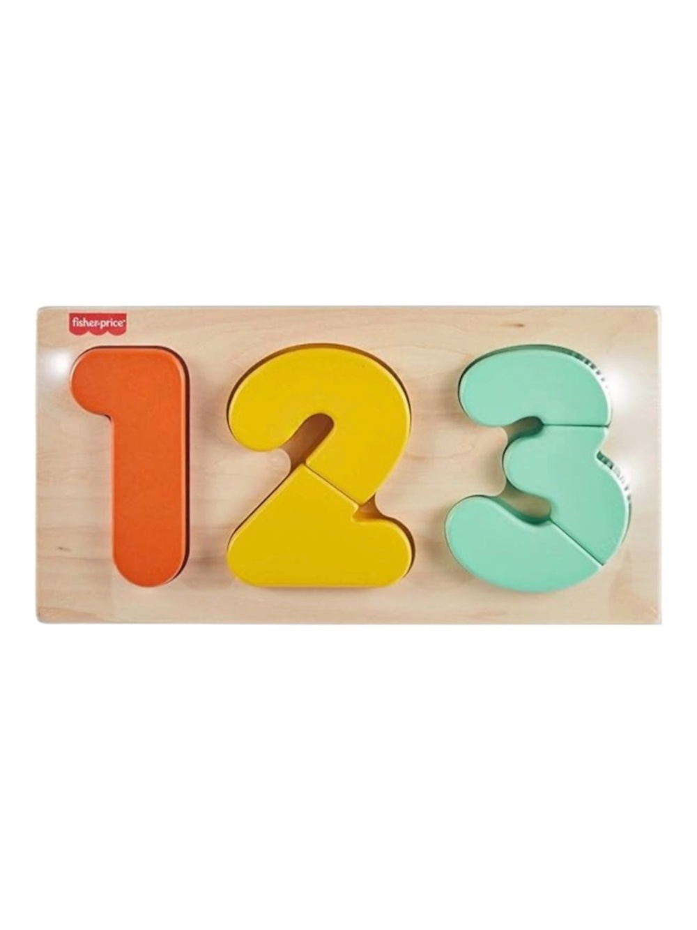 FISHER PRICE Wood Montessori Numbers Puzzle